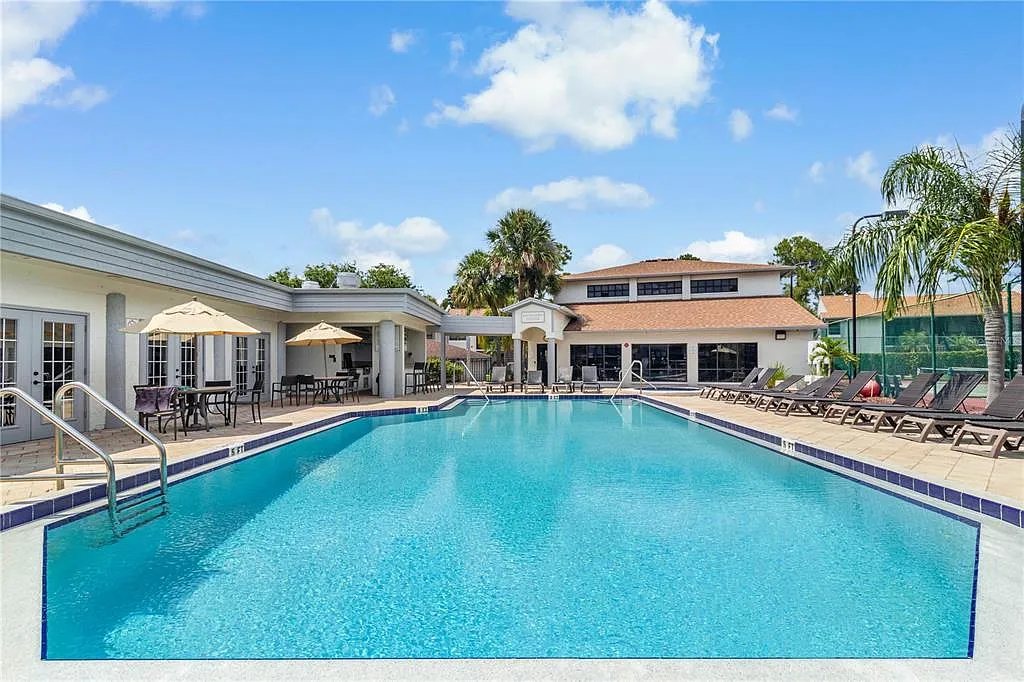 Heated Resort Pool at the Club at Feathersound